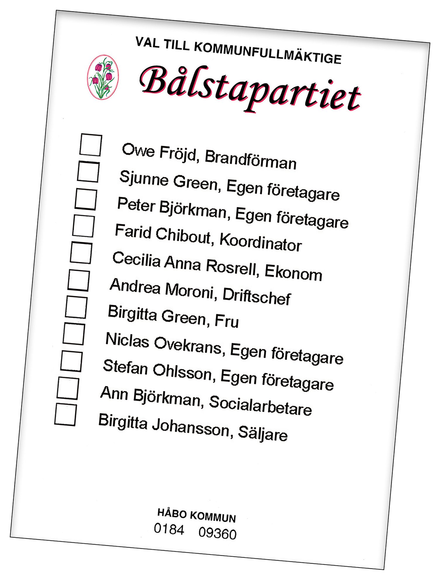 Balstapartiet Valmanifest 2018
